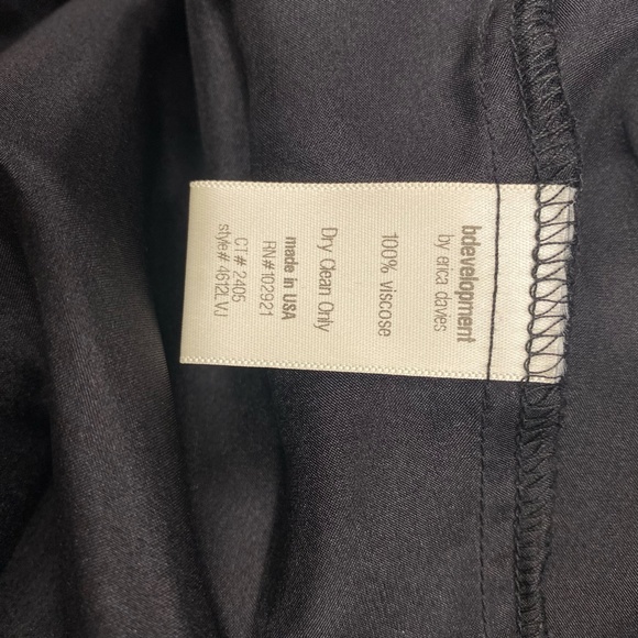 Development by Erica Davies Black Dress EUC M Medium - Picture 5 of 6